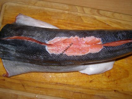 Balyk de la somon de sockeye (balyk) Balyk de la somon de sockeye