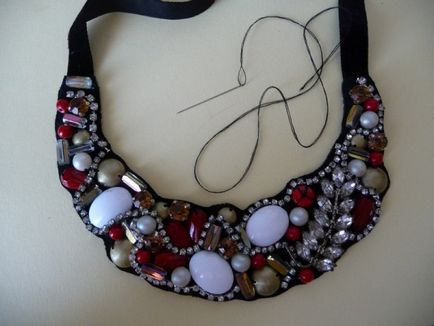 Bib necklace майстер-клас з виготовлення кольє