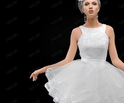 Rochie de mireasa turcoaz luxurianta in Novosibirsk