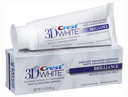 Crest 3d white brilliance відгуки про зубну пасту, 3dcrest