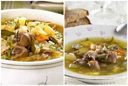 Soup rassolnik-retete cu orez, orz de perle si pentru iarna in cutii