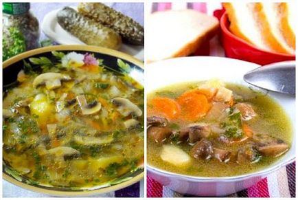 Soup rassolnik-retete cu orez, orz de perle si pentru iarna in cutii