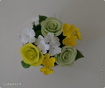 Compoziții de flori în cupe, țară de maeștri