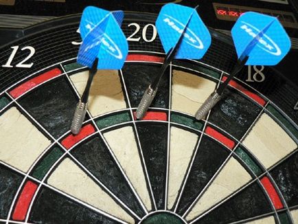 Darts - egy játék, vagy a sport, válassza ki a cél - homo habilis