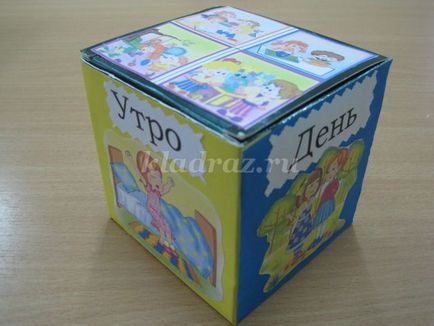 Дидактичні кубики своїми руками для дитячого садка
