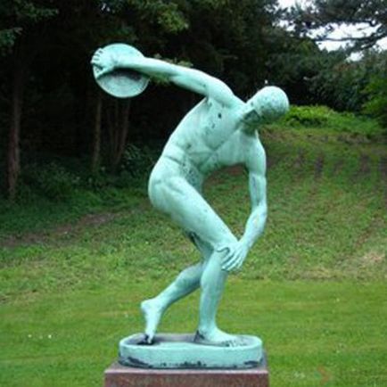 Discus - az első szobor egy mozgó személy - Umurzak Shan - hivatalos oldalon a szobrász