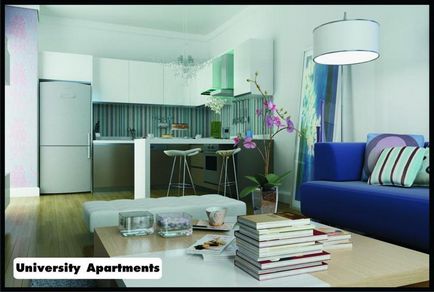 Дизайн маленької квартири-студії, інтер'єр, фото, відео, все про дизайн та ремонт будинку