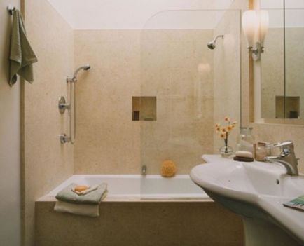 Tervezz egy kis fürdőszoba - felülvizsgálata fotók, javaslatok