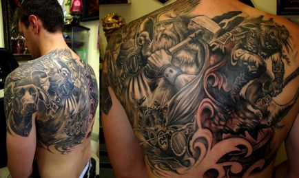 Fotók és jelentősége tetoválás Viking rúnák és szimbólumok