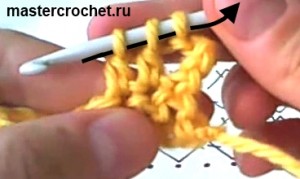 Cicluri, frunze, coloane neterminate cu croșetat