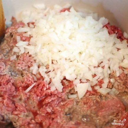 Supă de roșii italiană groasă cu paste și carne tocată - rețetă pas cu pas cu fotografie