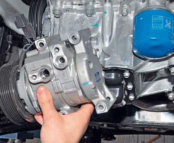 Hyundai solaris înlocuire de înlocuire instalație de reparații de aer condiționat compresor de instruire hyundai solaris