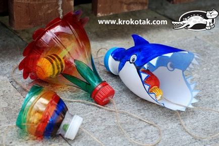 Іграшки для рухливих ігор з пластикової пляшки