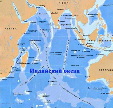 Descrierea Oceanului Indian, fapte interesante