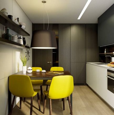 Інтер'єр кухні 9 кв м (50 фото) - зонування і планування