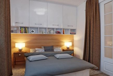 Интересни идеи проектират малка спалня 25 снимки