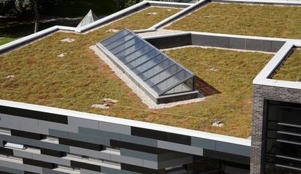 Inversiune tip acoperiș pentru acoperișuri plate în clădiri private