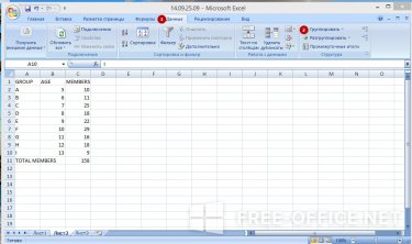 Використання функції угруповання даних в microsoft excel