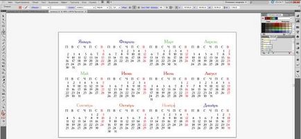 Cum se face o grilă transparentă a calendarului și se transferă la alt editor utilizând coreldraw,
