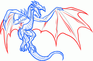 Як намалювати дракона з skyrim по кроках, як легко і просто малювати олівцем, ручкою або