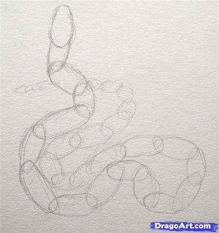 Як намалювати змію - символ 2013 року