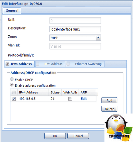 Cum se configurează interfața de rețea pe ruterul juniper srx210, configurând serverele Windows și linux