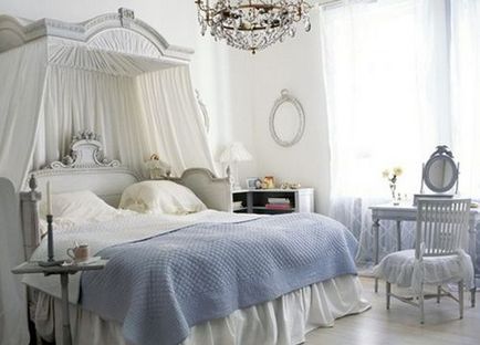 Cum de a decora un dormitor într-un stil romantic - idei de fotografie