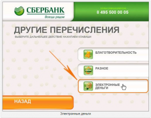 Hogyan át pénzt Sberbank és