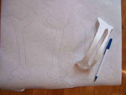 Як зробити кістки Кощія з паперу