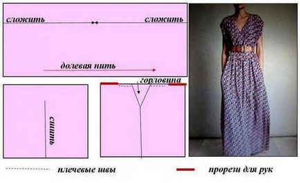 Як зшити плаття в грецькому стилі
