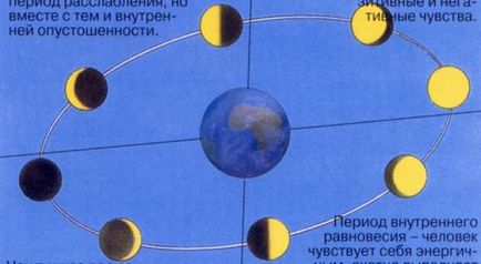 Hogyan működik a Hold az emberi szervezetre