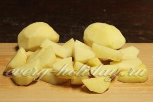 Картопляне рагу з грибами