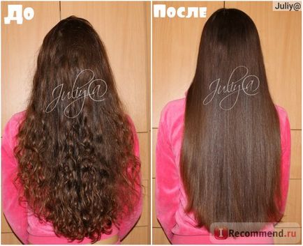 Keratin hajkiegyenesítő szolgáltatás (keratirovanie) - „a előnyeiről és hátrányairól Keratin hajkiegyenesítő!