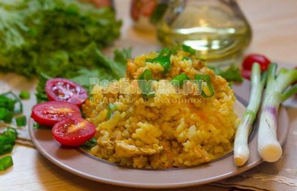 Csirke filé multivarka rizs, minden étkezéskor