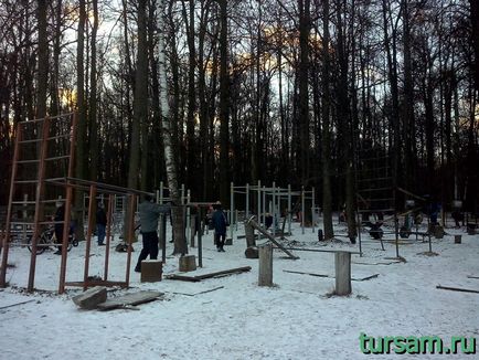 Forest park Izmaylovo fotografie, hartă parc