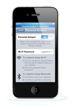 Особиста точка доступу з використанням bluetooth - краще, iphones apps - додатки для iphone і ipad