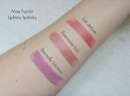 Lipfinity max factor (lipfinitate de la factorul max) - generarea rujului