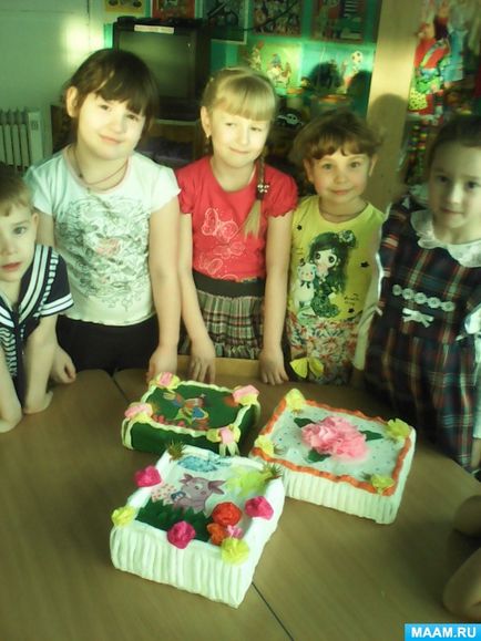 Майстер-клас «виготовлення торта з пінопласту і серветок з дітьми старшого дошкільного віку»