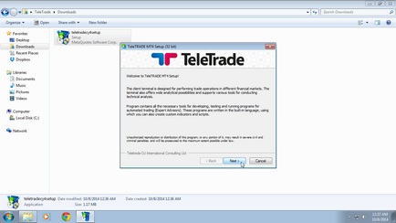 Metatrader 4 pentru ferestre