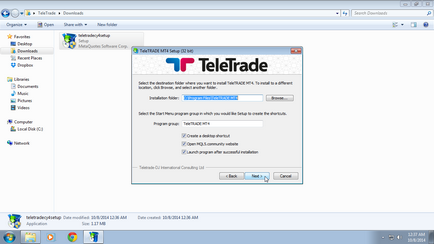 Metatrader 4 pentru ferestre