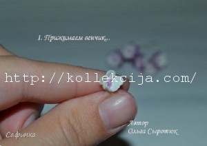 Flori miniatură de la Foamiran