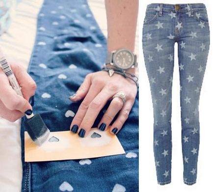 Korszerűsítése farmer kezét (farmer) Jeans korszerűsítjük a saját kezét
