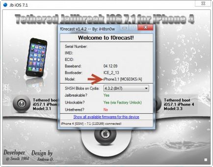 Bypass aktiválást és Apple ID iphone 4 jailbreak iOS 7