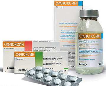 Ofloxacin în chlamydia