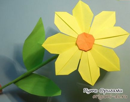 Origami pentru copii și începători - narcis - calea origami