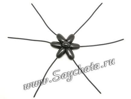 Spider pe un Halloween de la baloane - crafting-vă pentru o vacanță