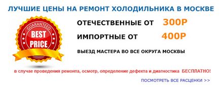 Perovo (vao) - repararea frigiderelor 8 (495) 542-60-37 plecarea comandantului în ziua tratamentului