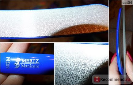 Пилка для нігтів mertz 602м лазерна пилка-терка для шкіри і нігтів з запаюють ефектом -