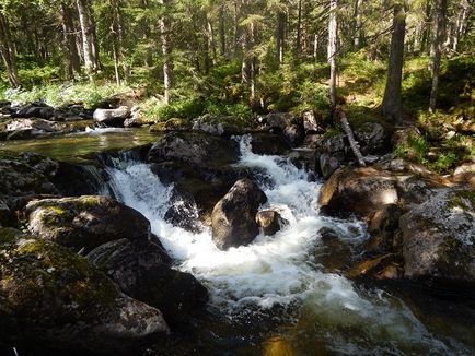 Plateau quarkush și cascade Zhigalan (fotografie)