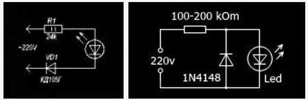 LED-uri de conectare